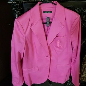 Fushia pink blazer